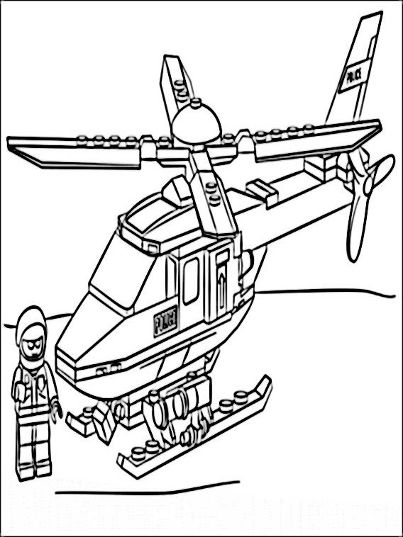 45 Lego City Coloring Pages Printables 76