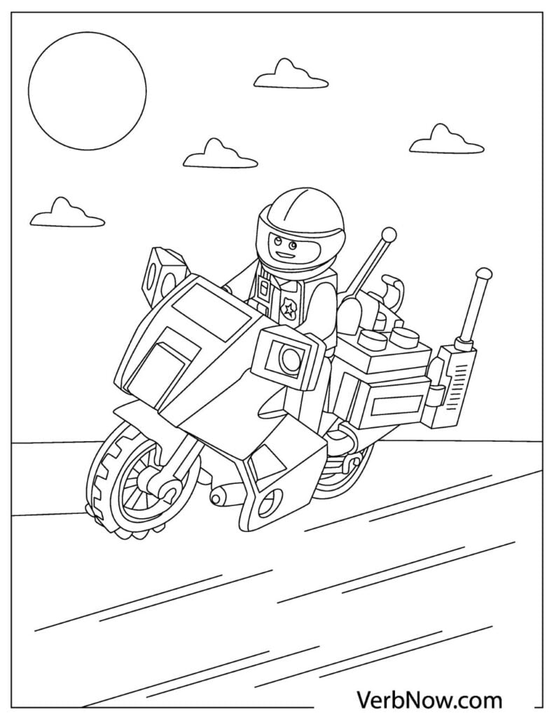 45 Lego City Coloring Pages Printables 81