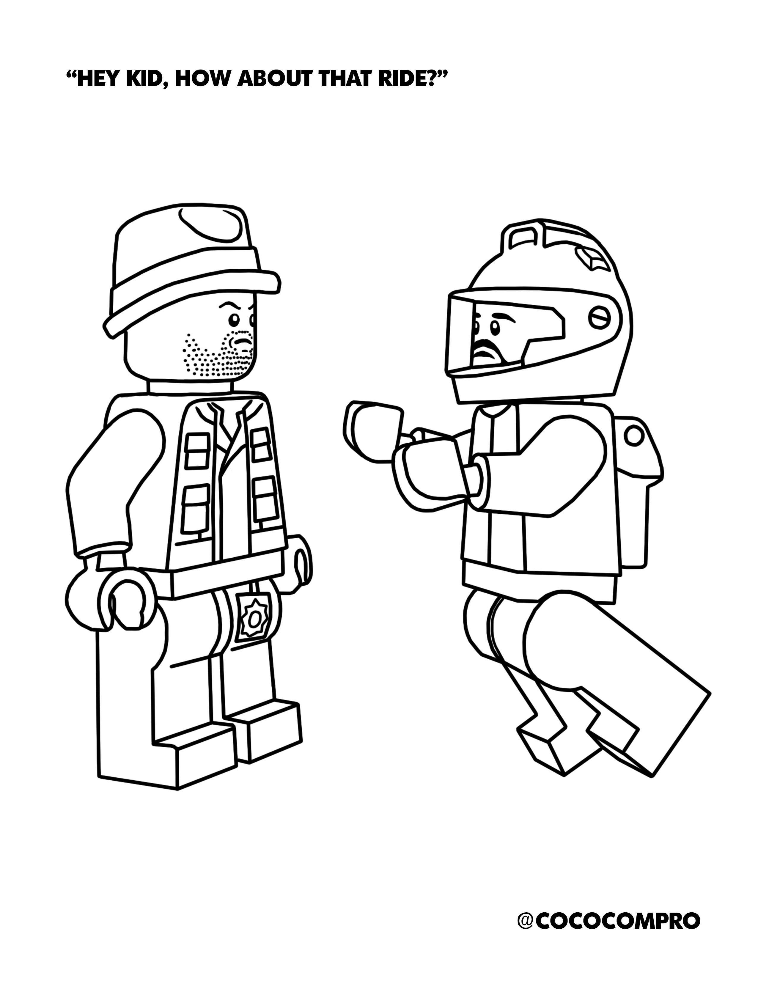 45 Lego City Coloring Pages Printables 82