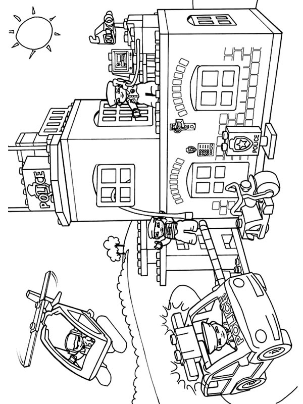 45 Lego City Coloring Pages Printables 85