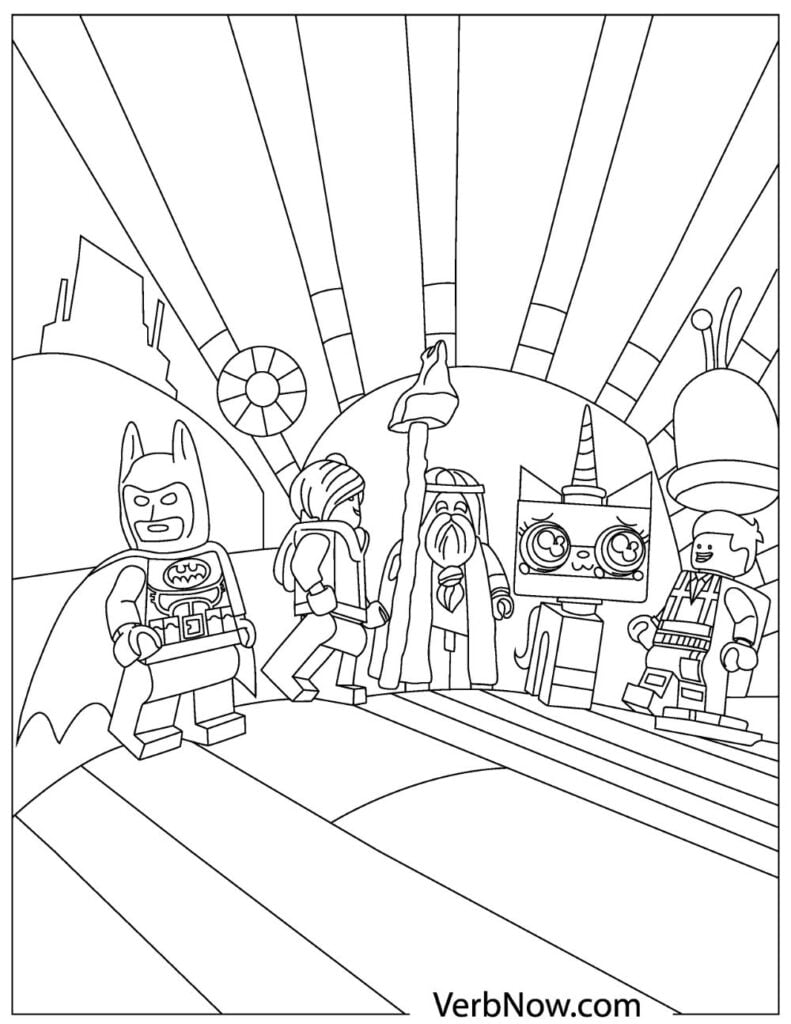 45 Lego City Coloring Pages Printables 90