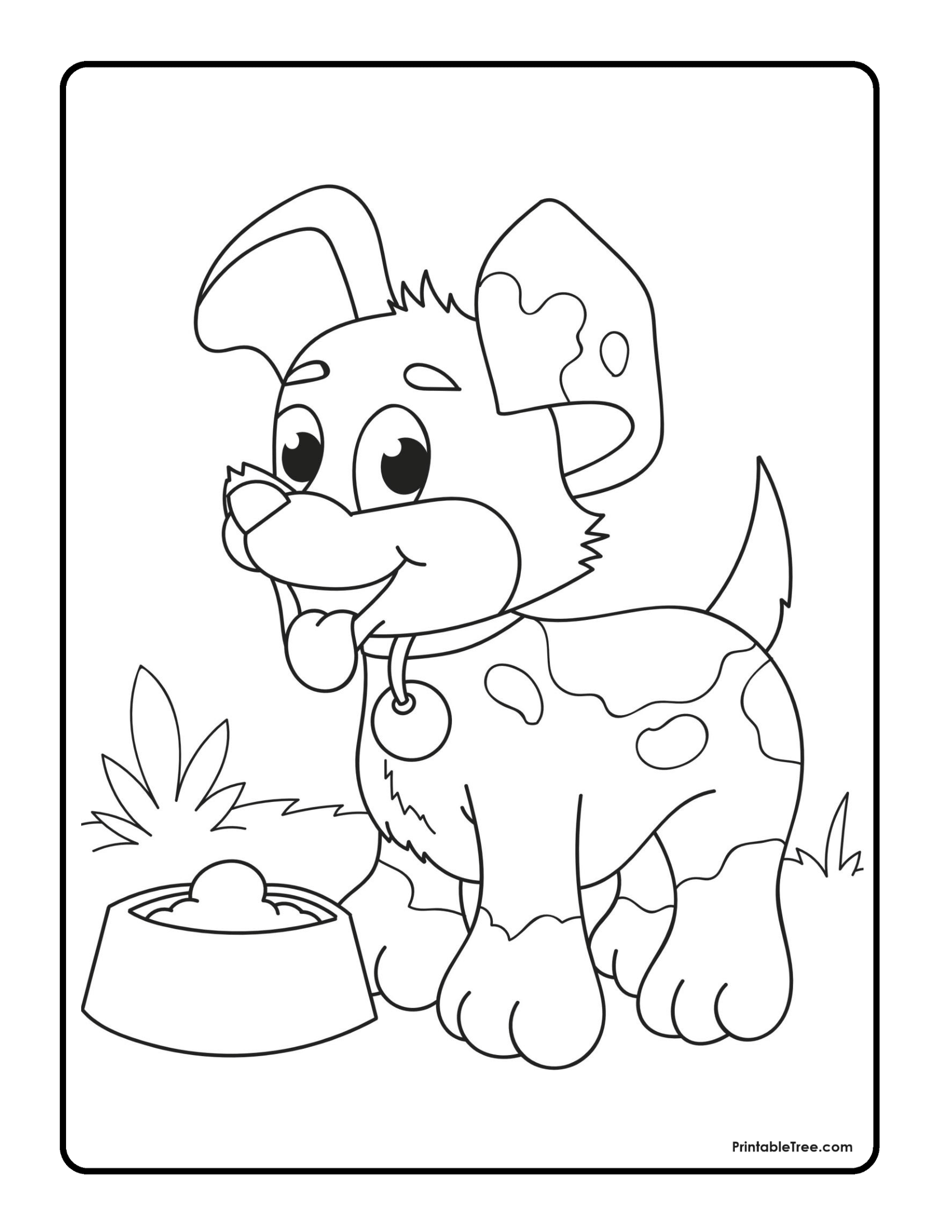 69 Puppy Dog Coloring Pages Free Printable Part 108