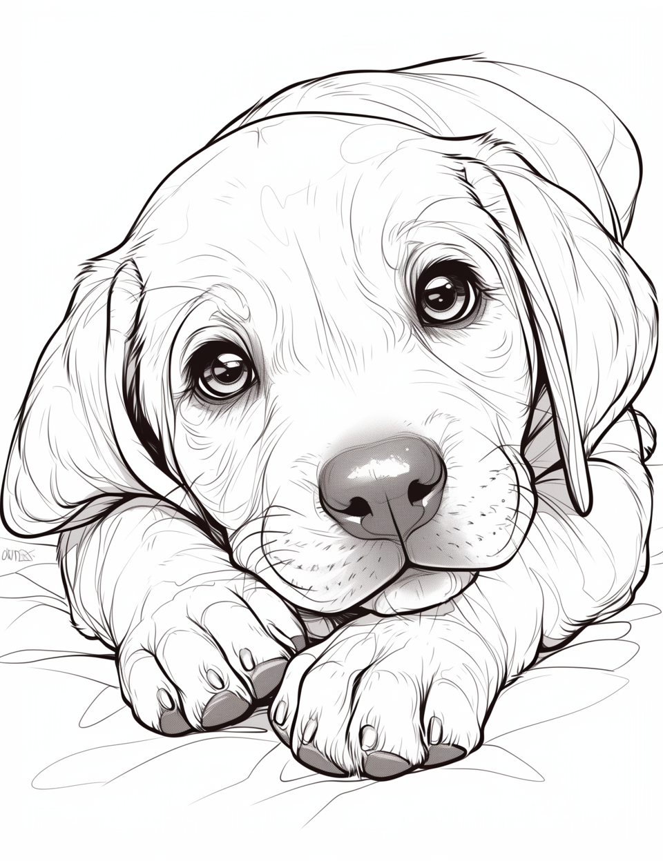 69 Puppy Dog Coloring Pages Free Printable Part 112