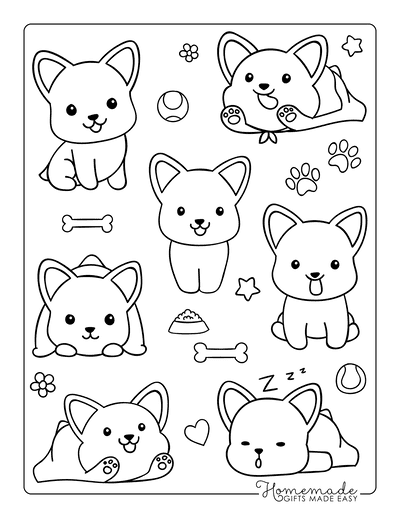 69 Puppy Dog Coloring Pages Free Printable Part 113