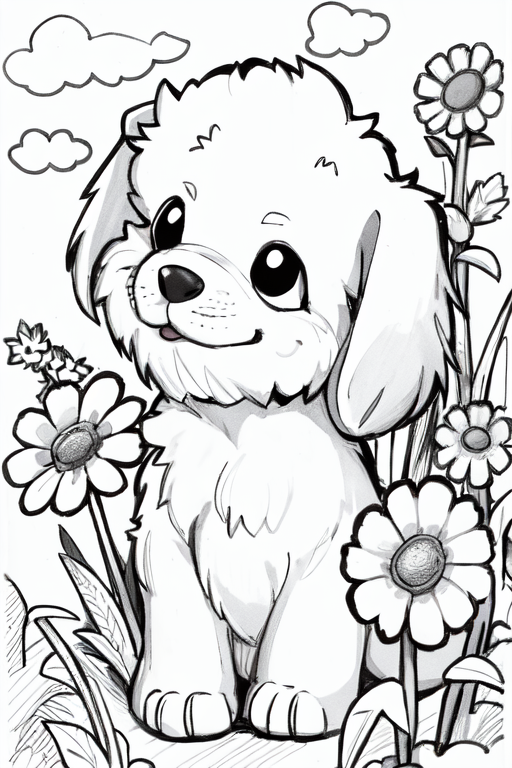 69 Puppy Dog Coloring Pages Free Printable Part 134