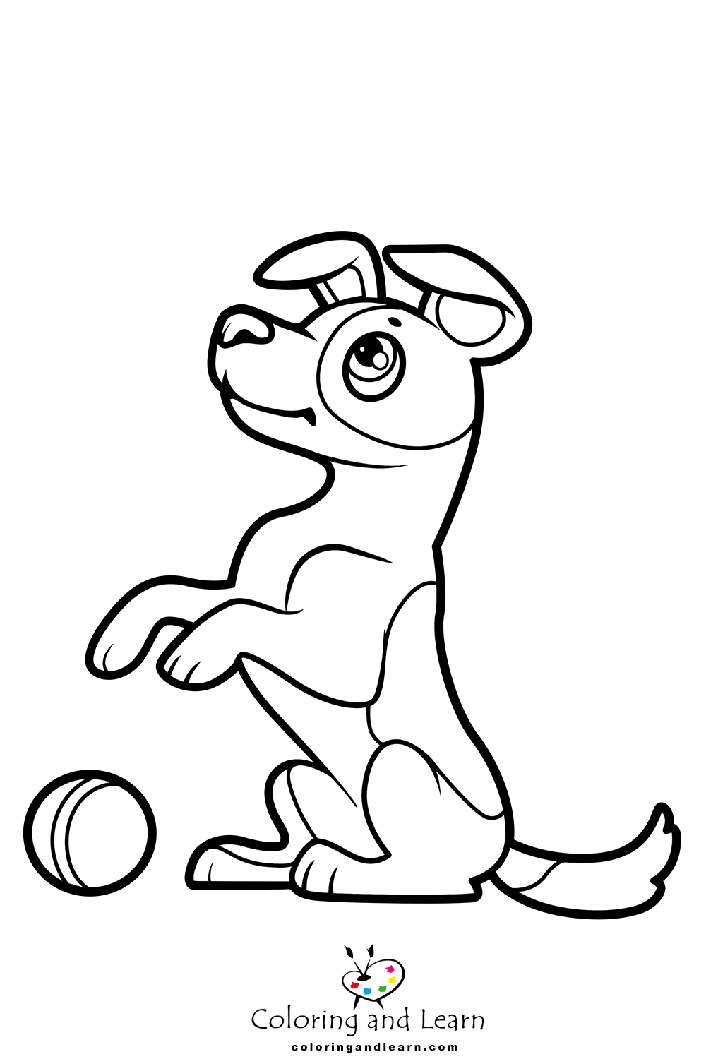 69 Puppy Dog Coloring Pages Free Printable Part 14