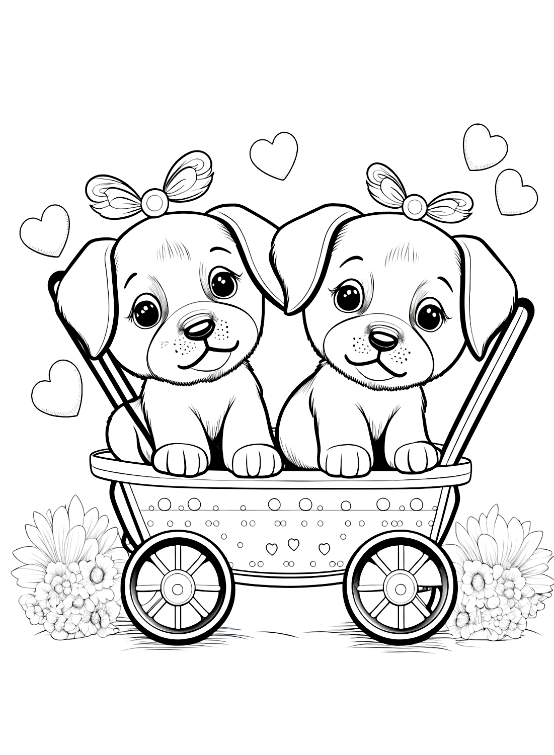 69 Puppy Dog Coloring Pages Free Printable Part 142