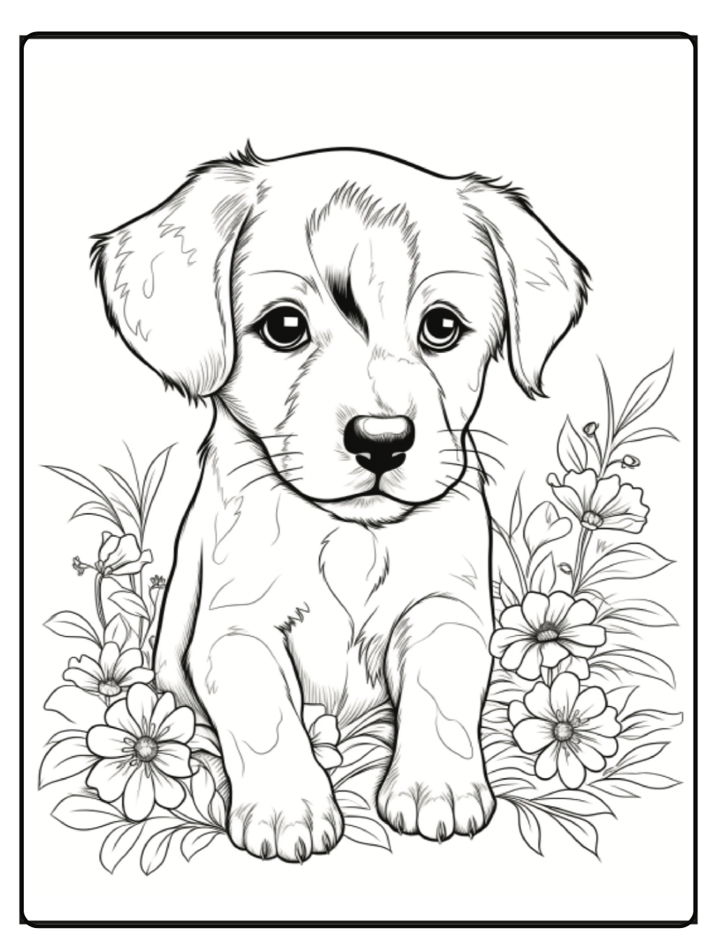 69 Puppy Dog Coloring Pages Free Printable Part 151