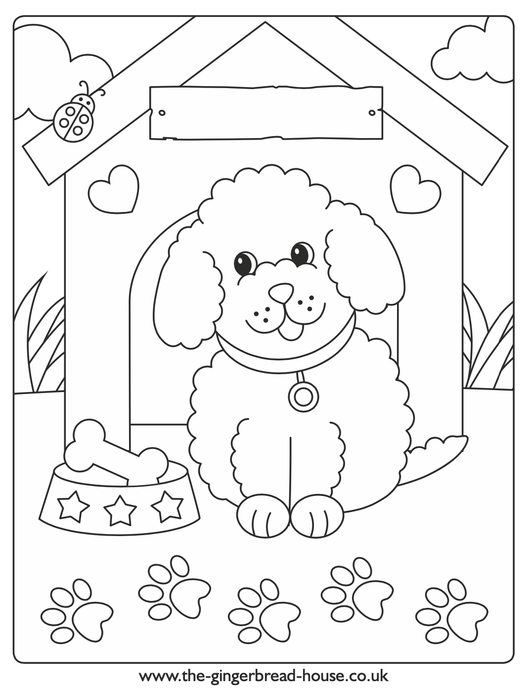 69 Puppy Dog Coloring Pages Free Printable Part 158