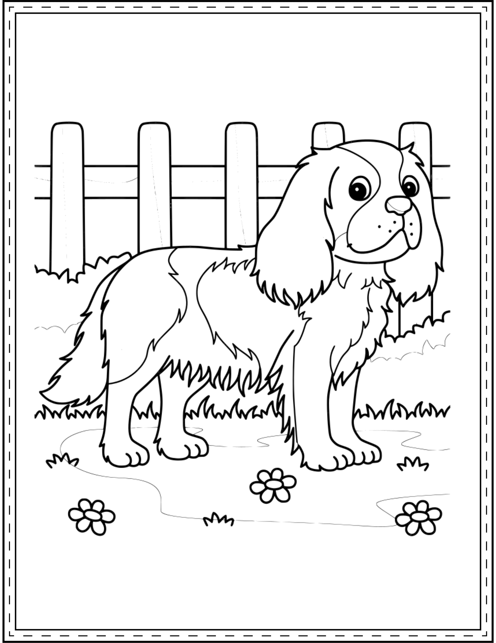 69 Puppy Dog Coloring Pages Free Printable Part 18