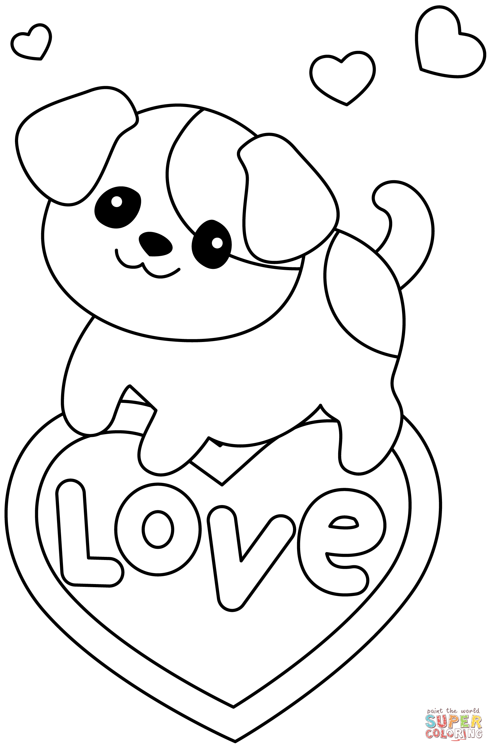 69 Puppy Dog Coloring Pages Free Printable Part 2