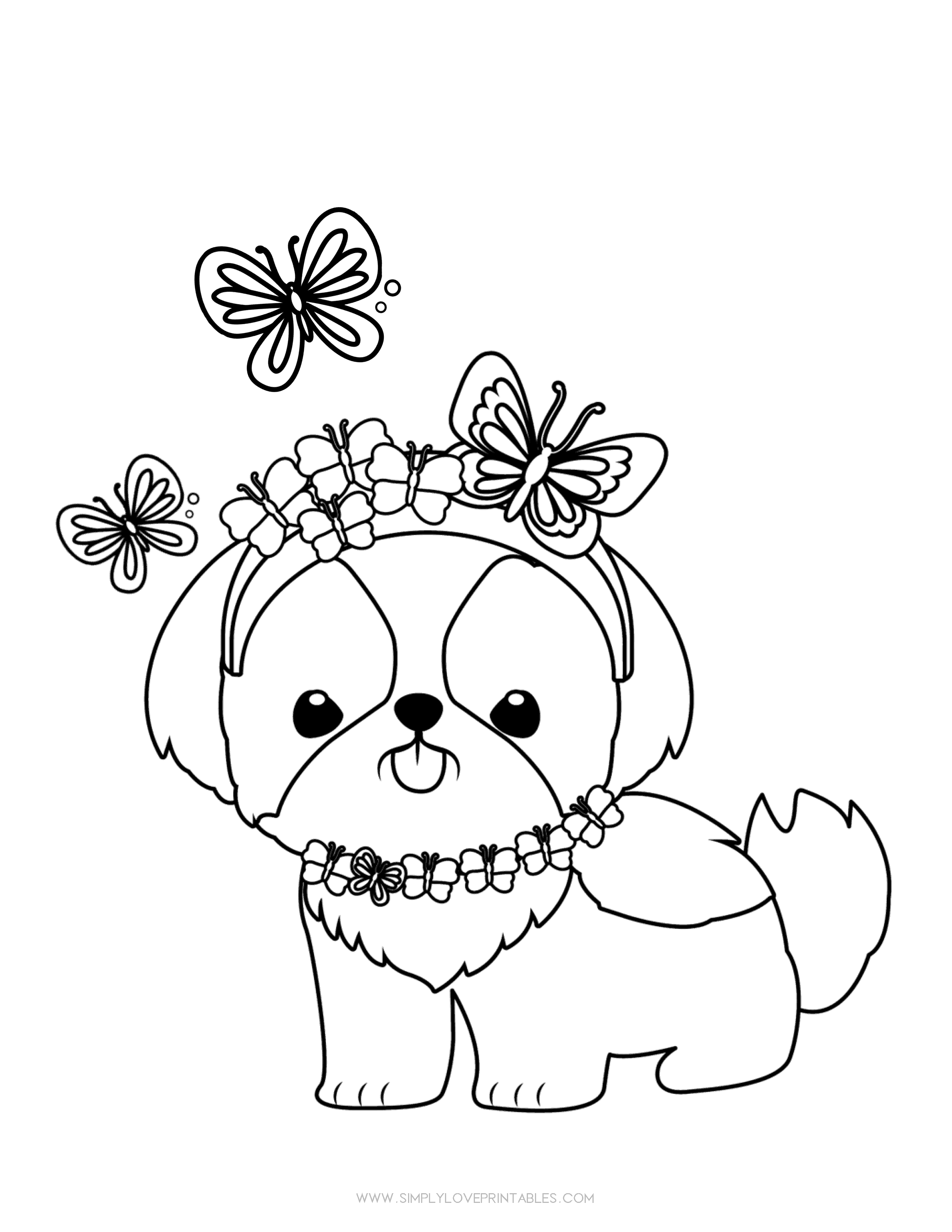 69 Puppy Dog Coloring Pages Free Printable Part 20