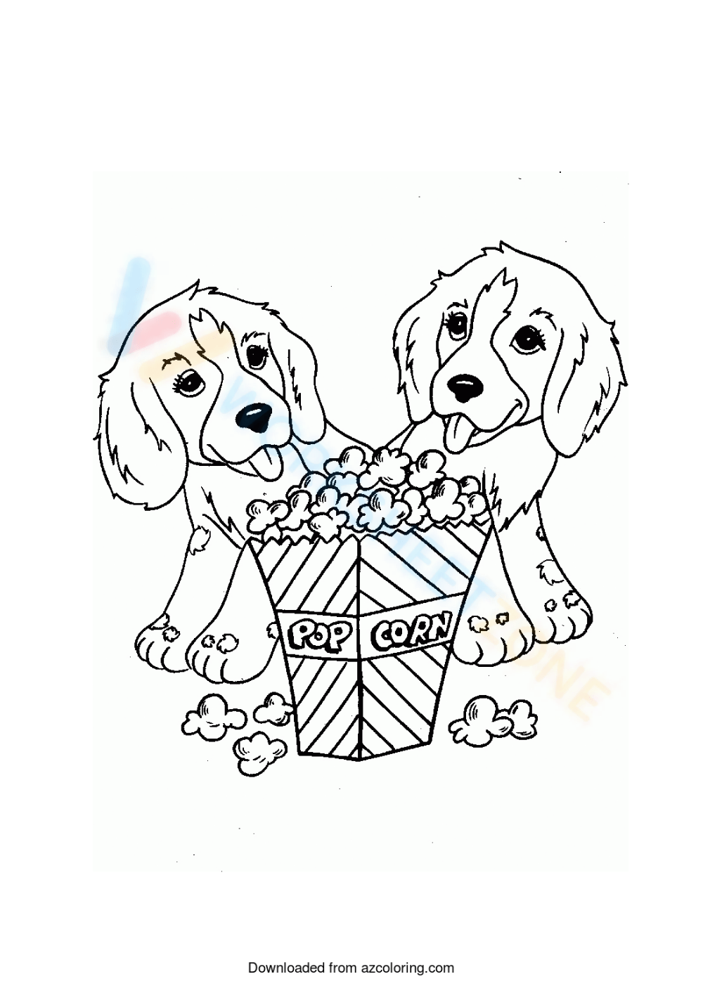 69 Puppy Dog Coloring Pages Free Printable Part 23