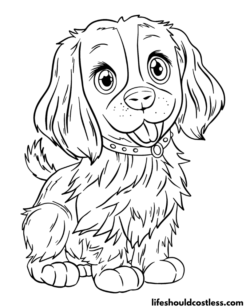 69 Puppy Dog Coloring Pages Free Printable Part 3