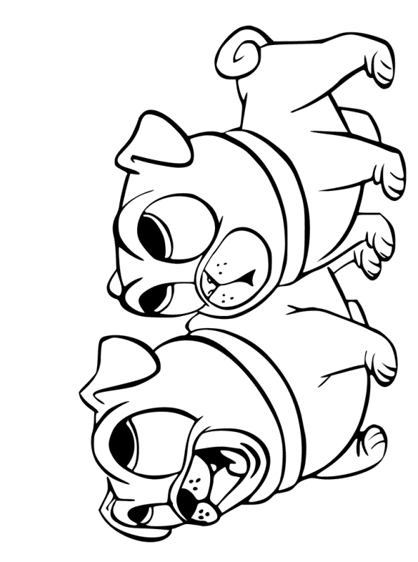 69 Puppy Dog Coloring Pages Free Printable Part 32