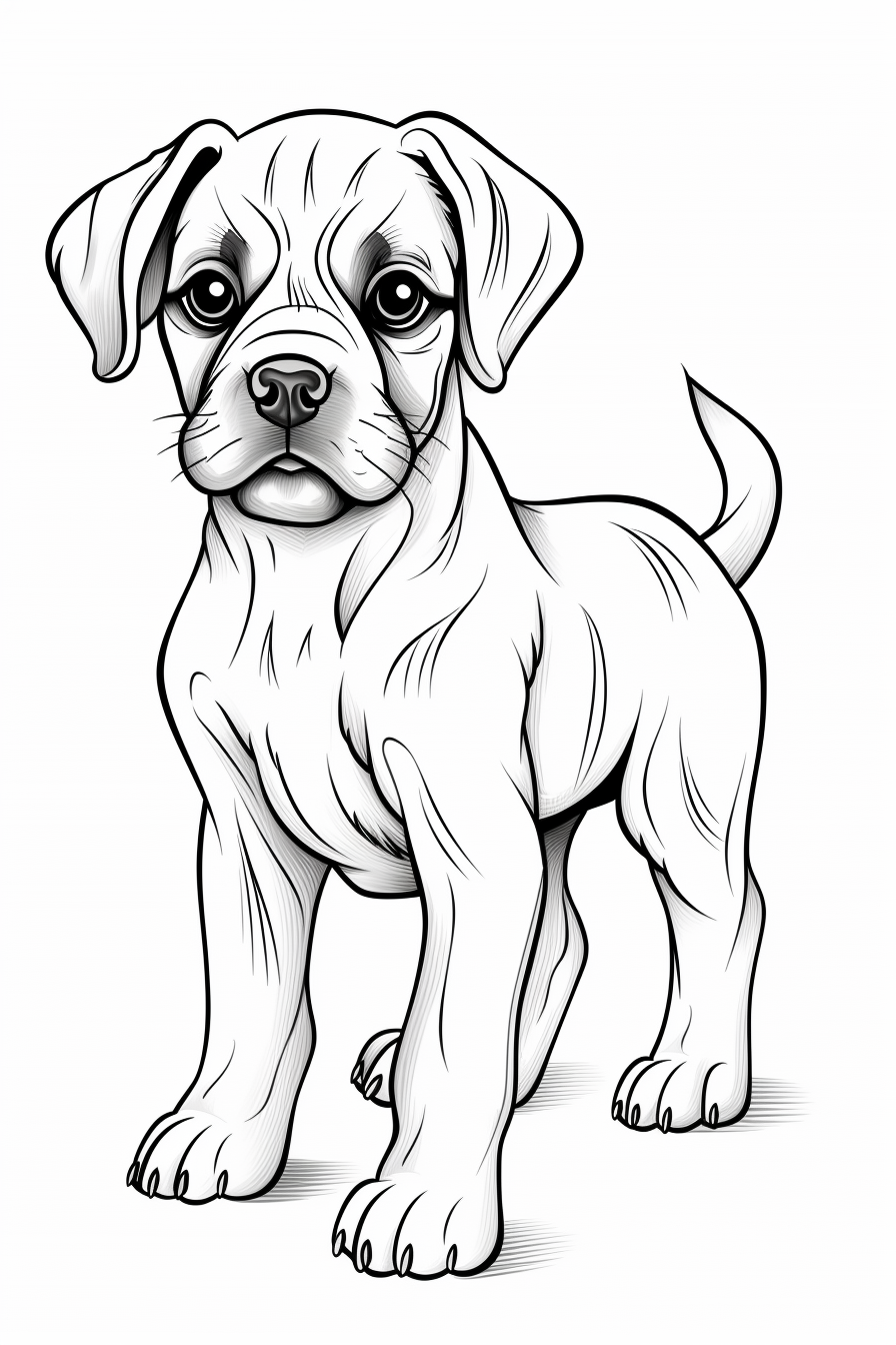 69 Puppy Dog Coloring Pages Free Printable Part 35