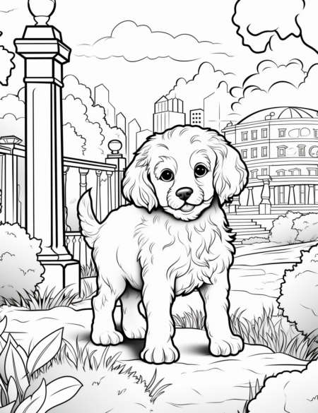 69 Puppy Dog Coloring Pages Free Printable Part 41