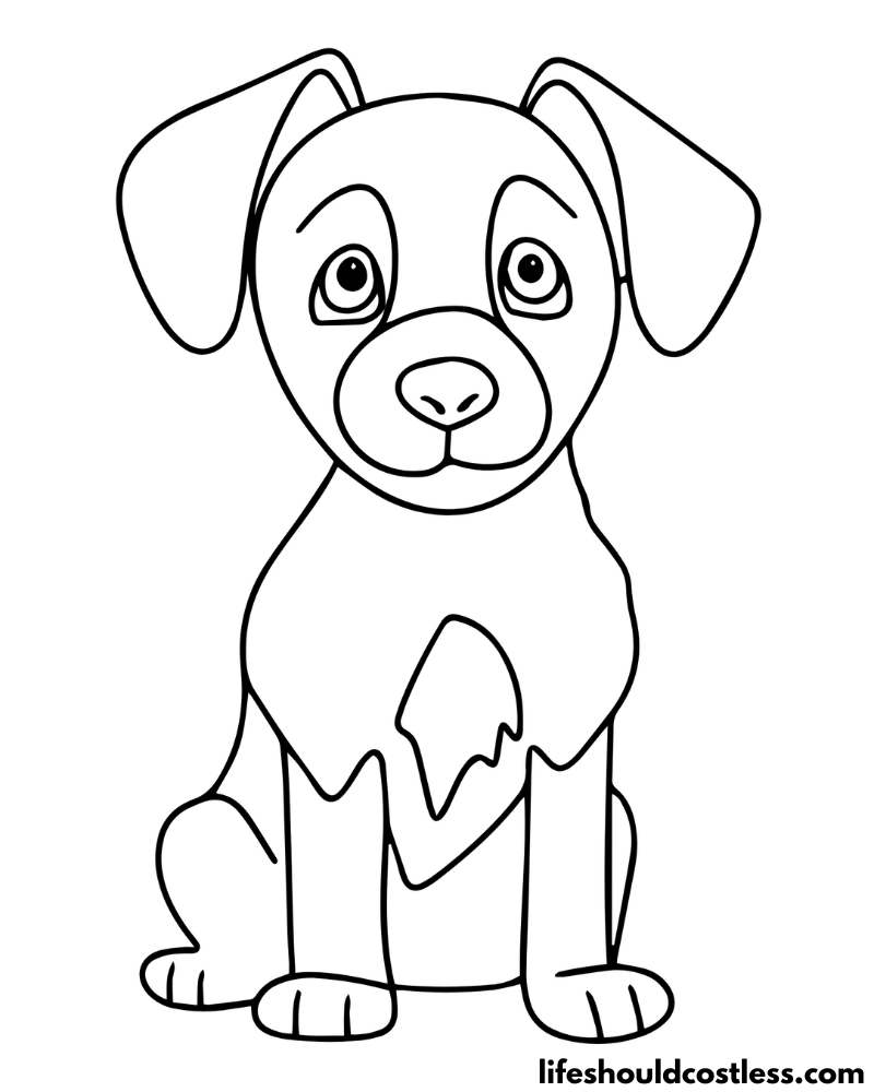 69 Puppy Dog Coloring Pages Free Printable Part 46