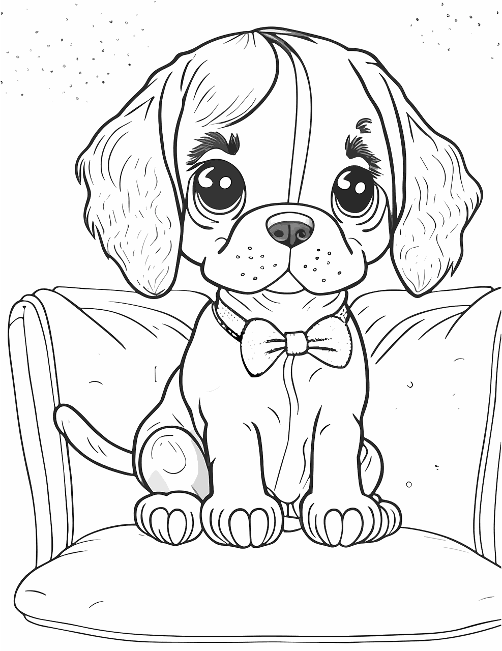 69 Puppy Dog Coloring Pages Free Printable Part 53