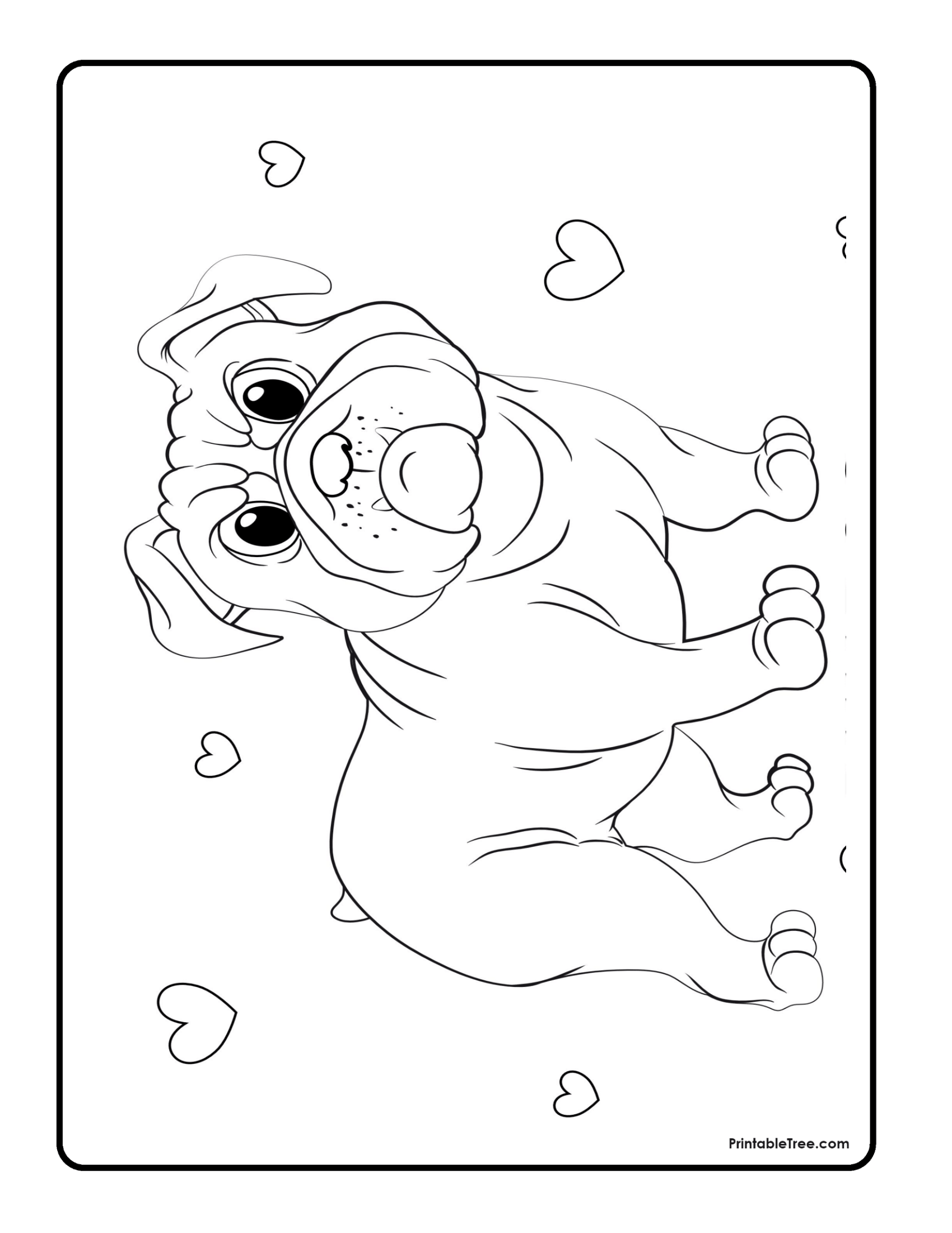 69 Puppy Dog Coloring Pages Free Printable Part 62