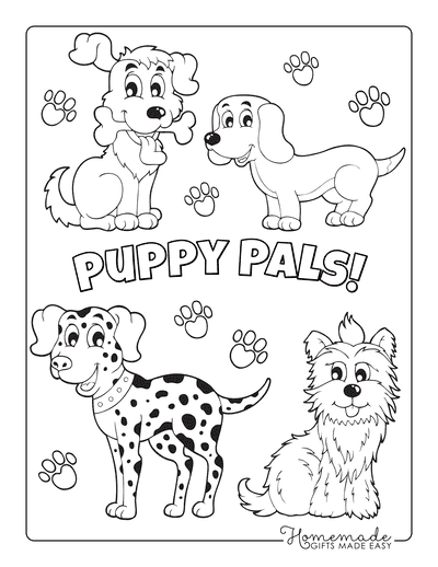 69 Puppy Dog Coloring Pages Free Printable Part 82