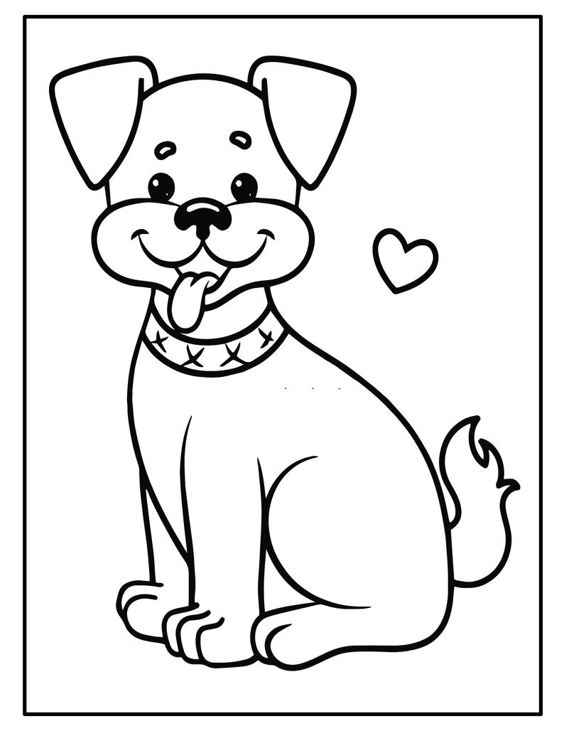 69 Puppy Dog Coloring Pages Free Printable Part 83