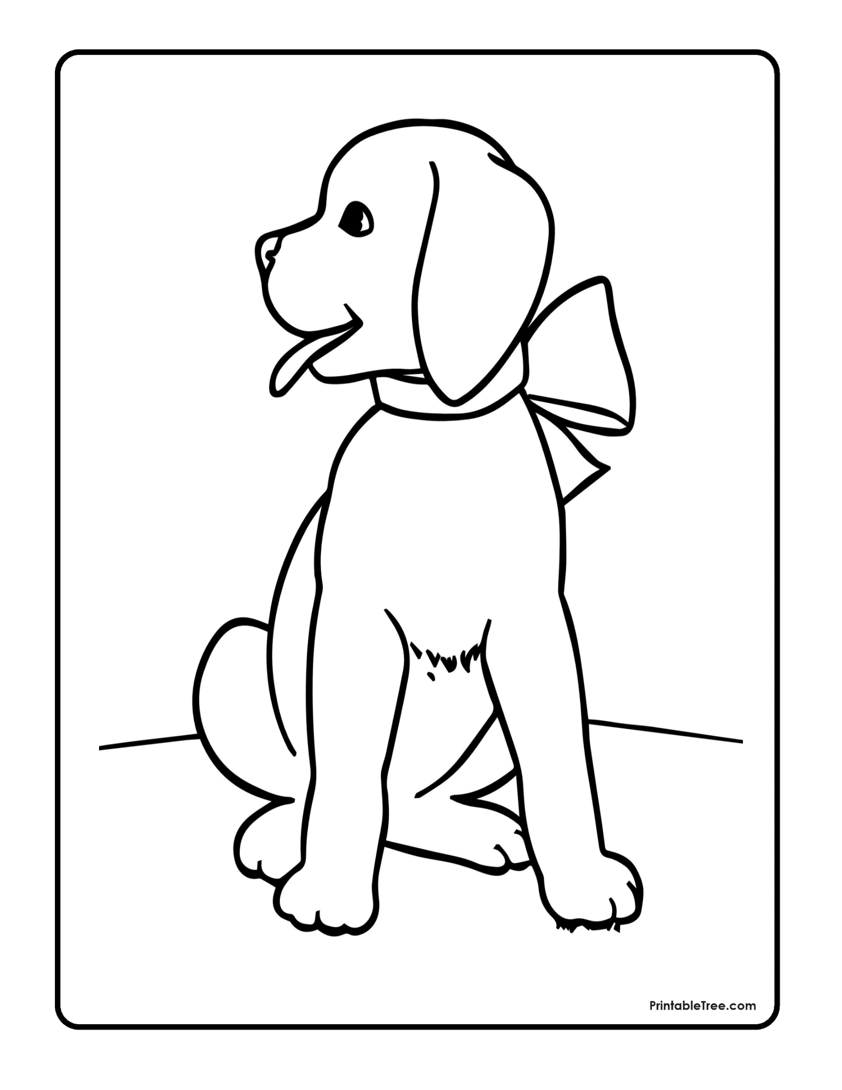 69 Puppy Dog Coloring Pages Free Printable Part 86