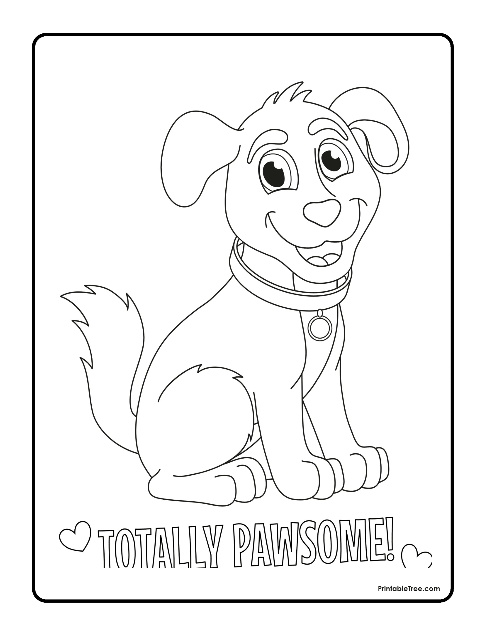 69 Puppy Dog Coloring Pages Free Printable Part 88