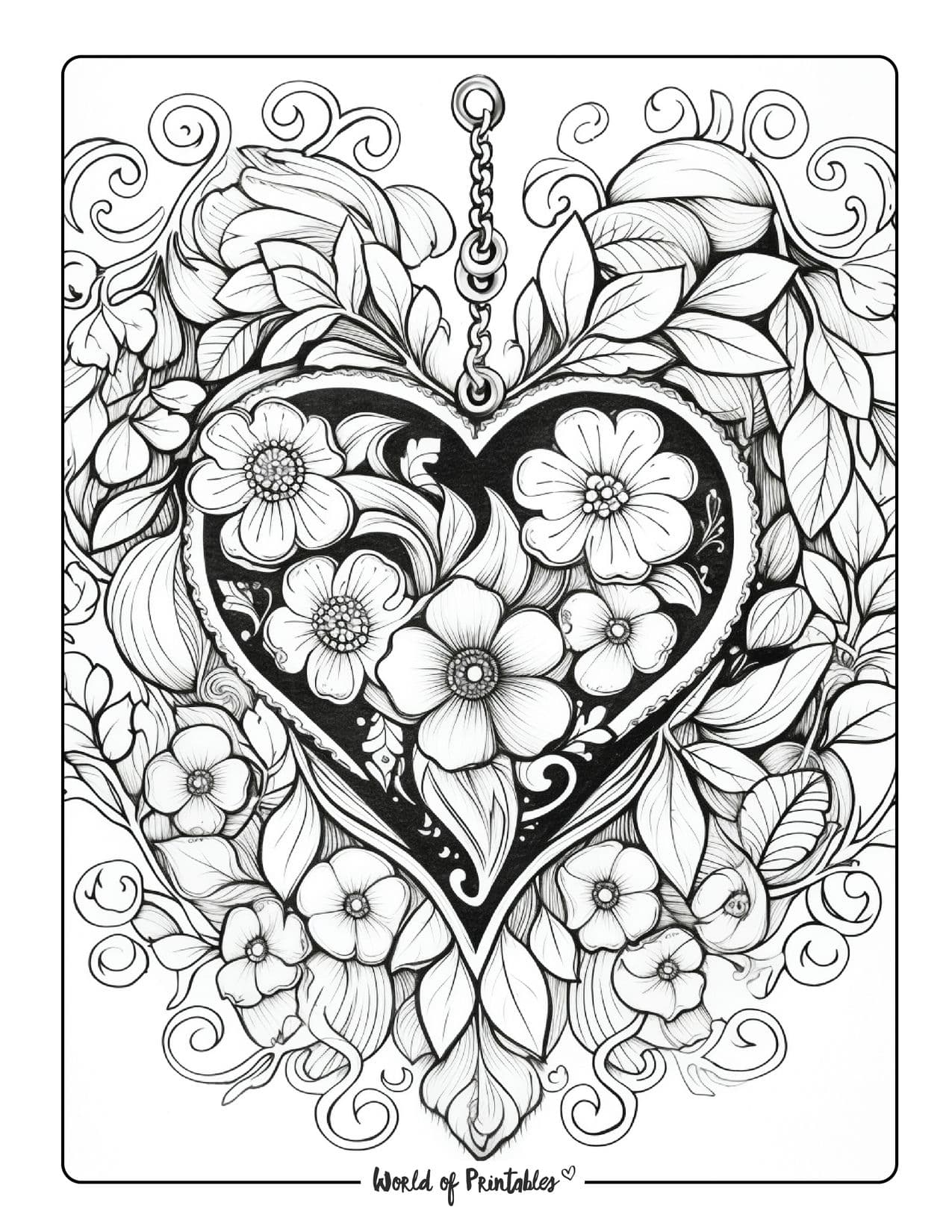 80+ Adult Rose Coloring Pages Printable 107