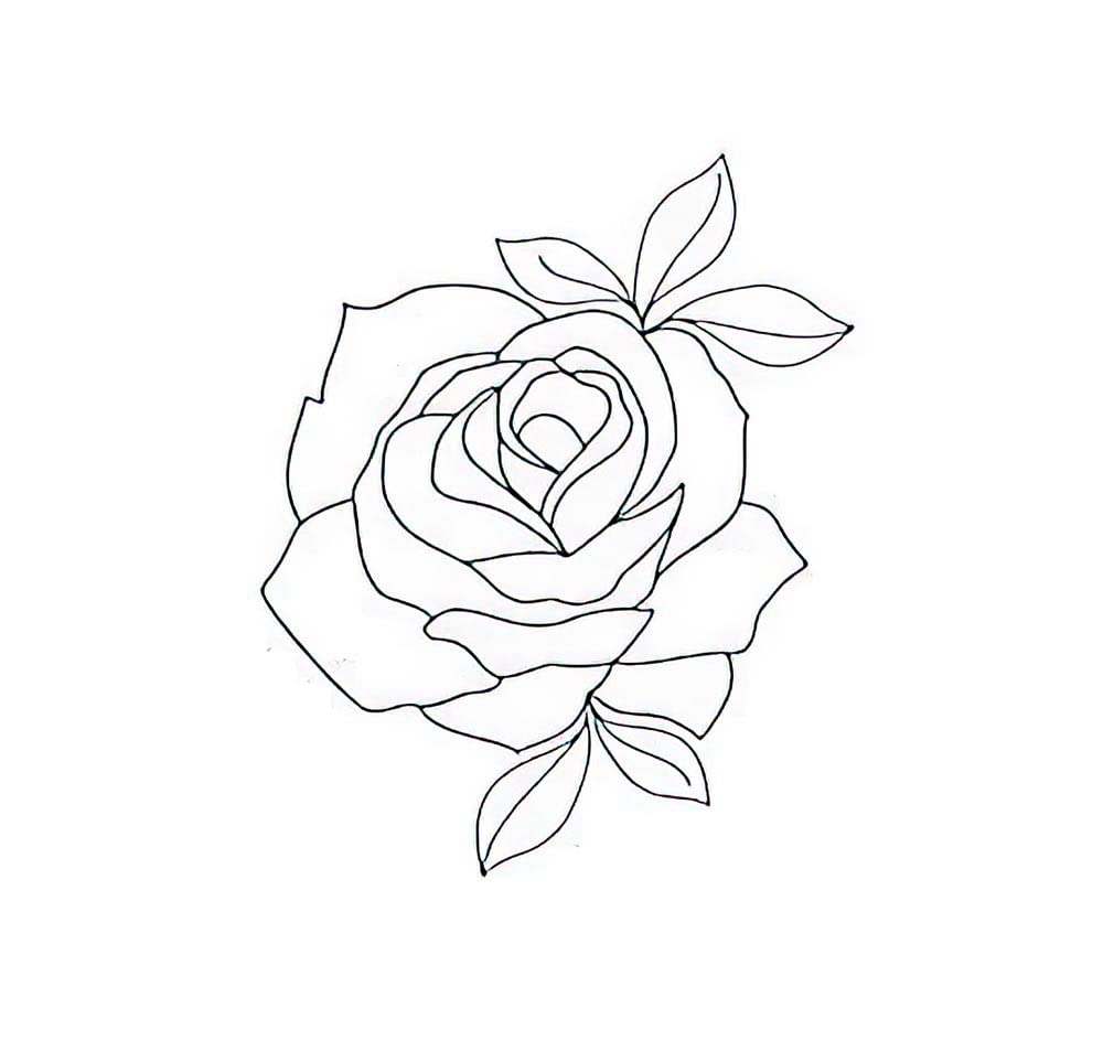 80+ Adult Rose Coloring Pages Printable 115