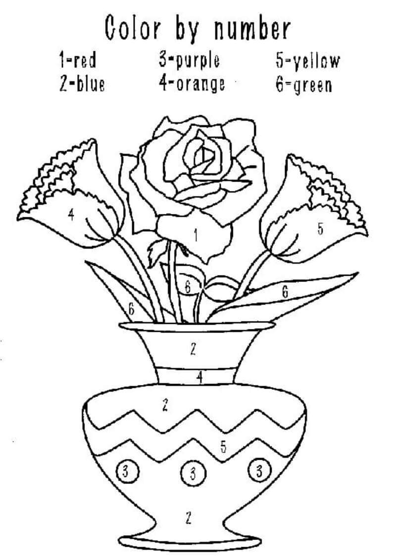 80+ Adult Rose Coloring Pages Printable 124