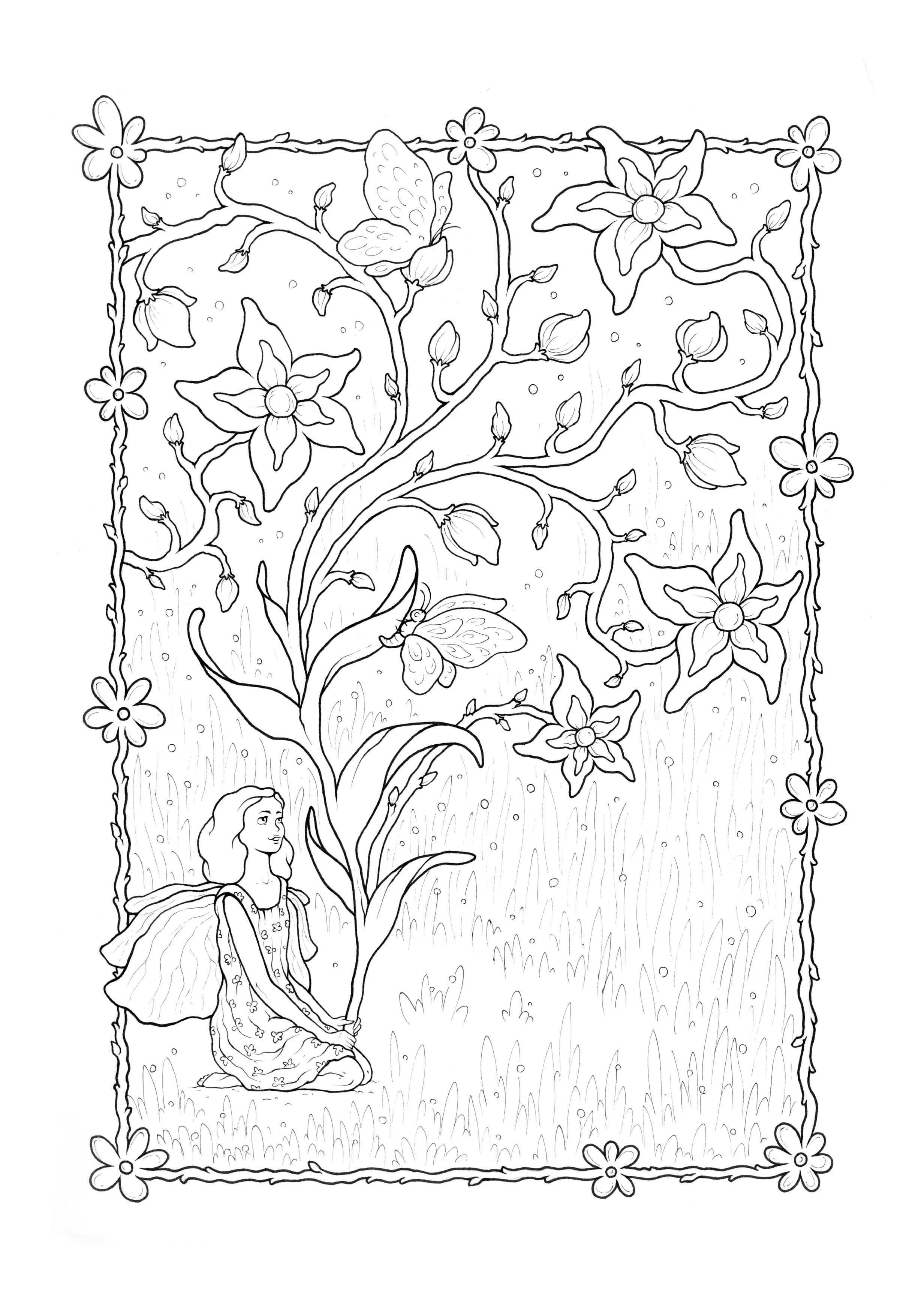 80+ Adult Rose Coloring Pages Printable 127