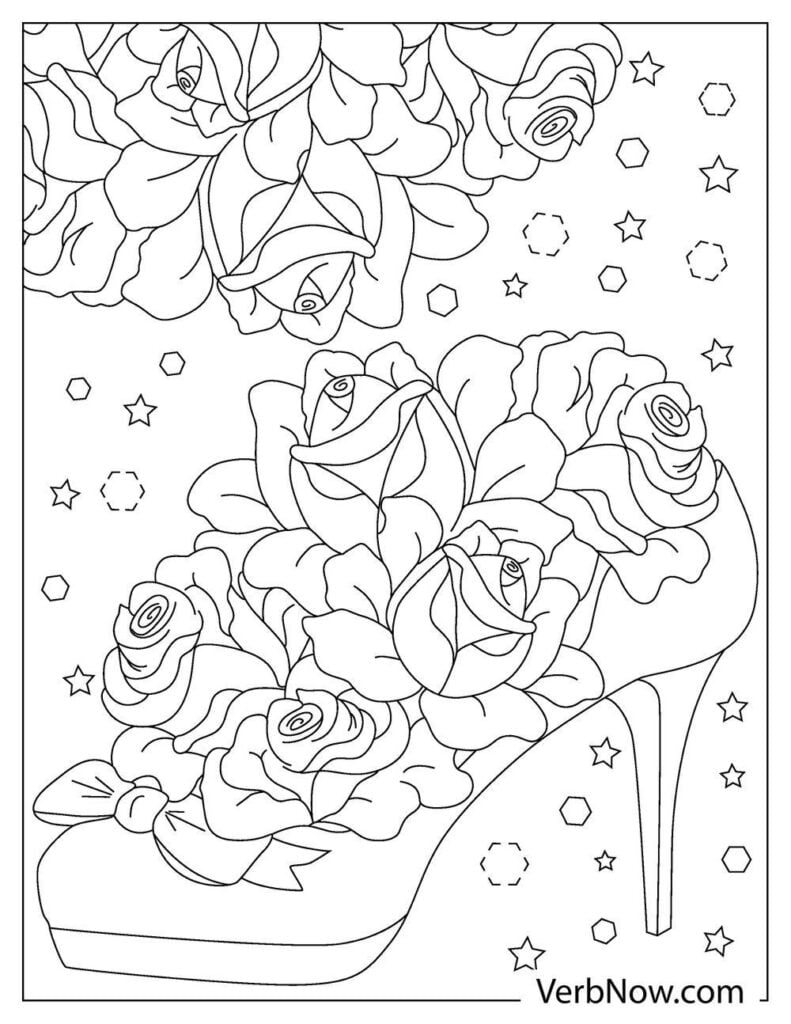 80+ Adult Rose Coloring Pages Printable 132