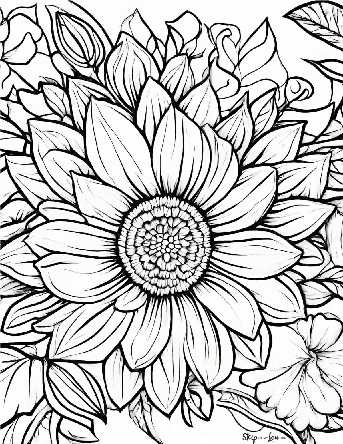 80+ Adult Rose Coloring Pages Printable 178