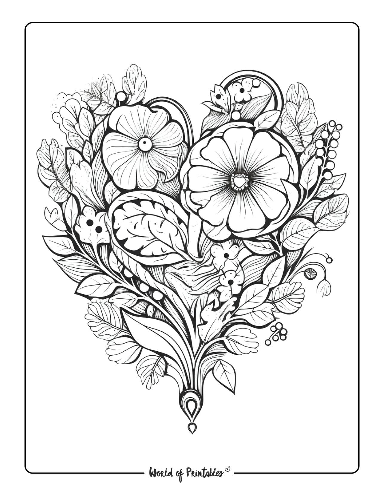 80+ Adult Rose Coloring Pages Printable 46