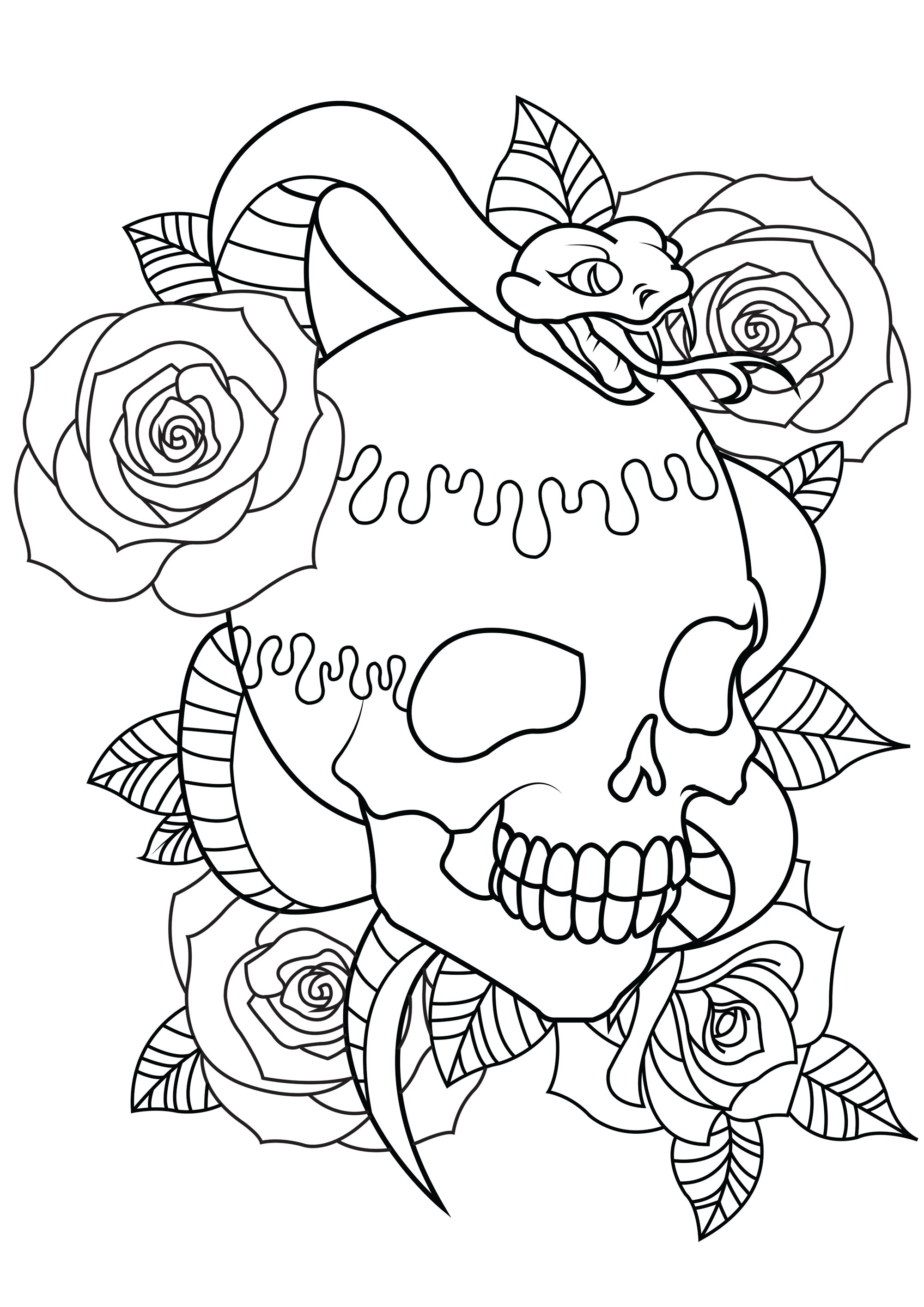 80+ Adult Rose Coloring Pages Printable 52