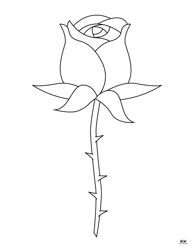 80+ Adult Rose Coloring Pages Printable 57