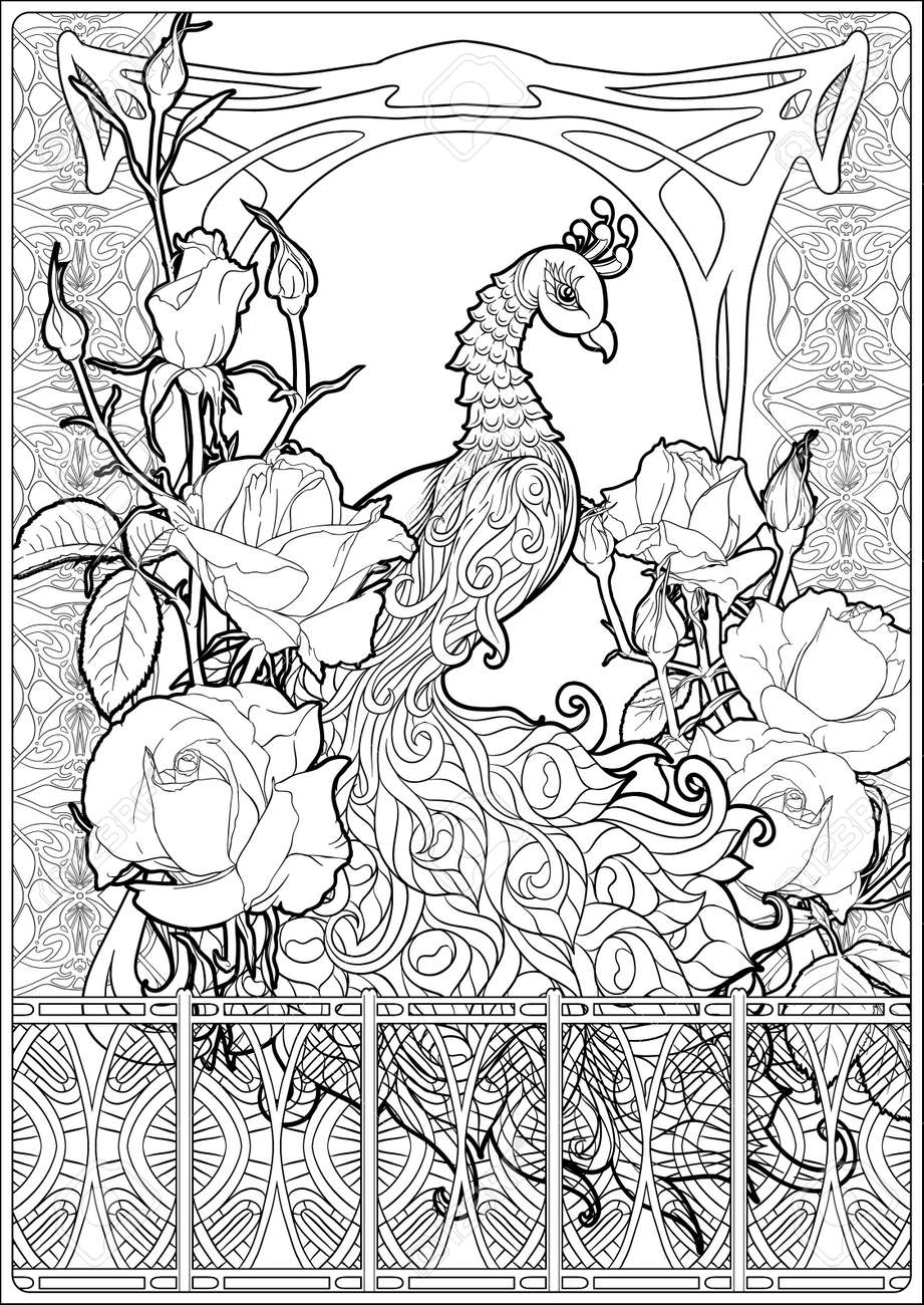 80+ Adult Rose Coloring Pages Printable 72