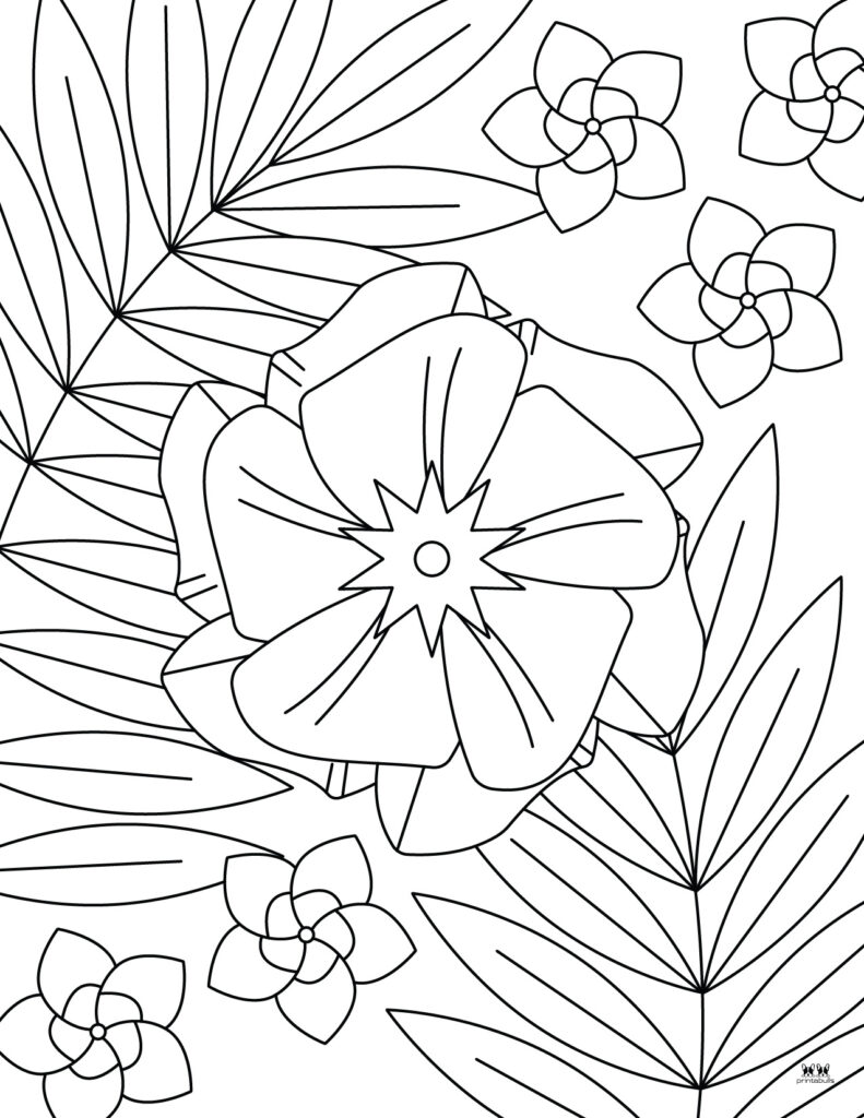 80+ Adult Rose Coloring Pages Printable 79