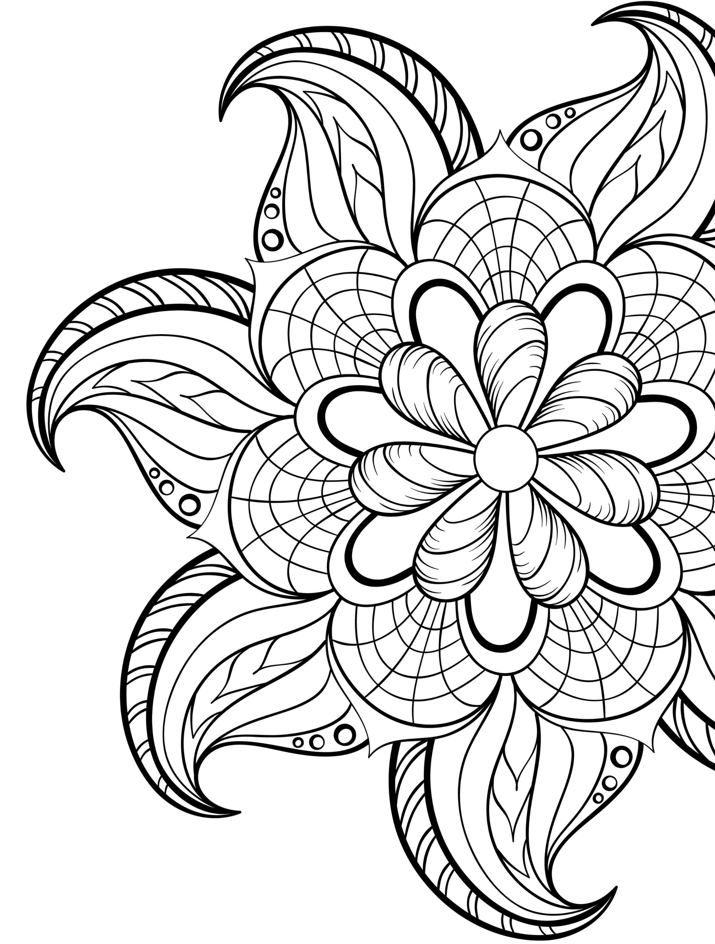 80+ Adult Rose Coloring Pages Printable 90