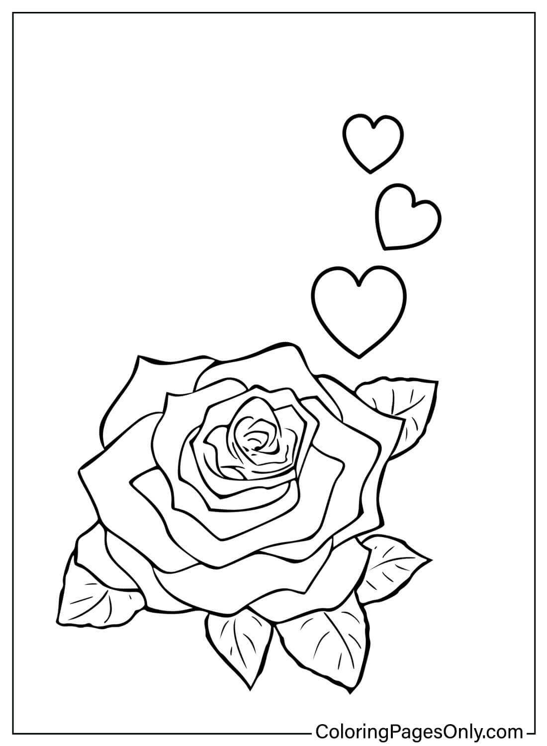 80+ Adult Rose Coloring Pages Printable 91