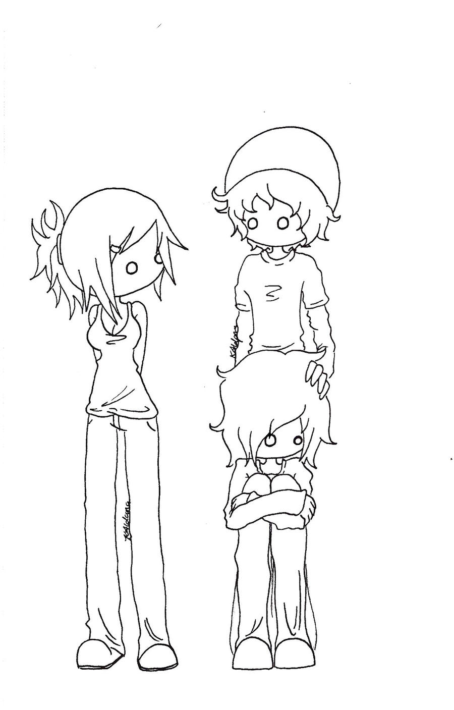 99 Anime Emo Coloring Pages: Express Your Emotions in Color 107