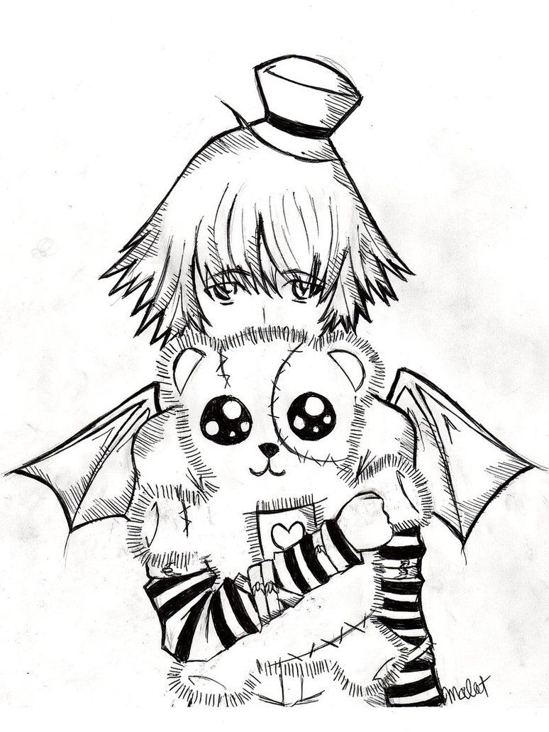 99 Anime Emo Coloring Pages: Express Your Emotions in Color 18