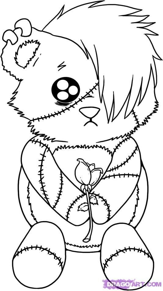 99 Anime Emo Coloring Pages: Express Your Emotions in Color 38