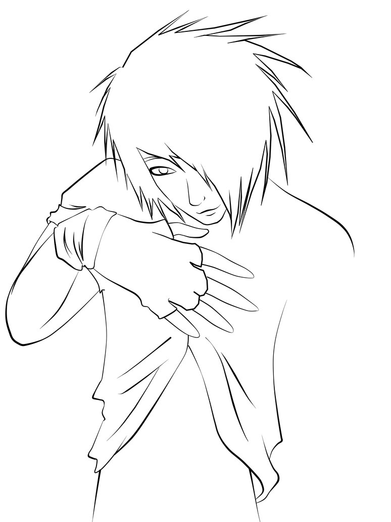 99 Anime Emo Coloring Pages: Express Your Emotions in Color 39