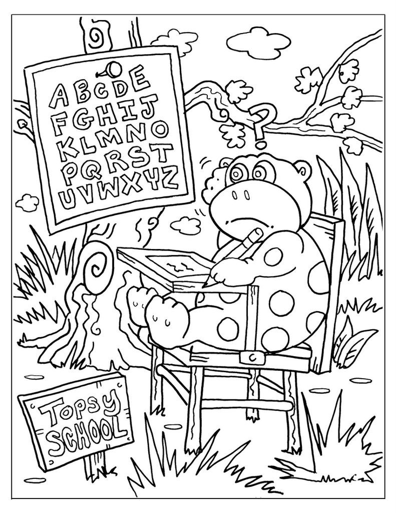 Back to School Coloring Pages Free Printable 114