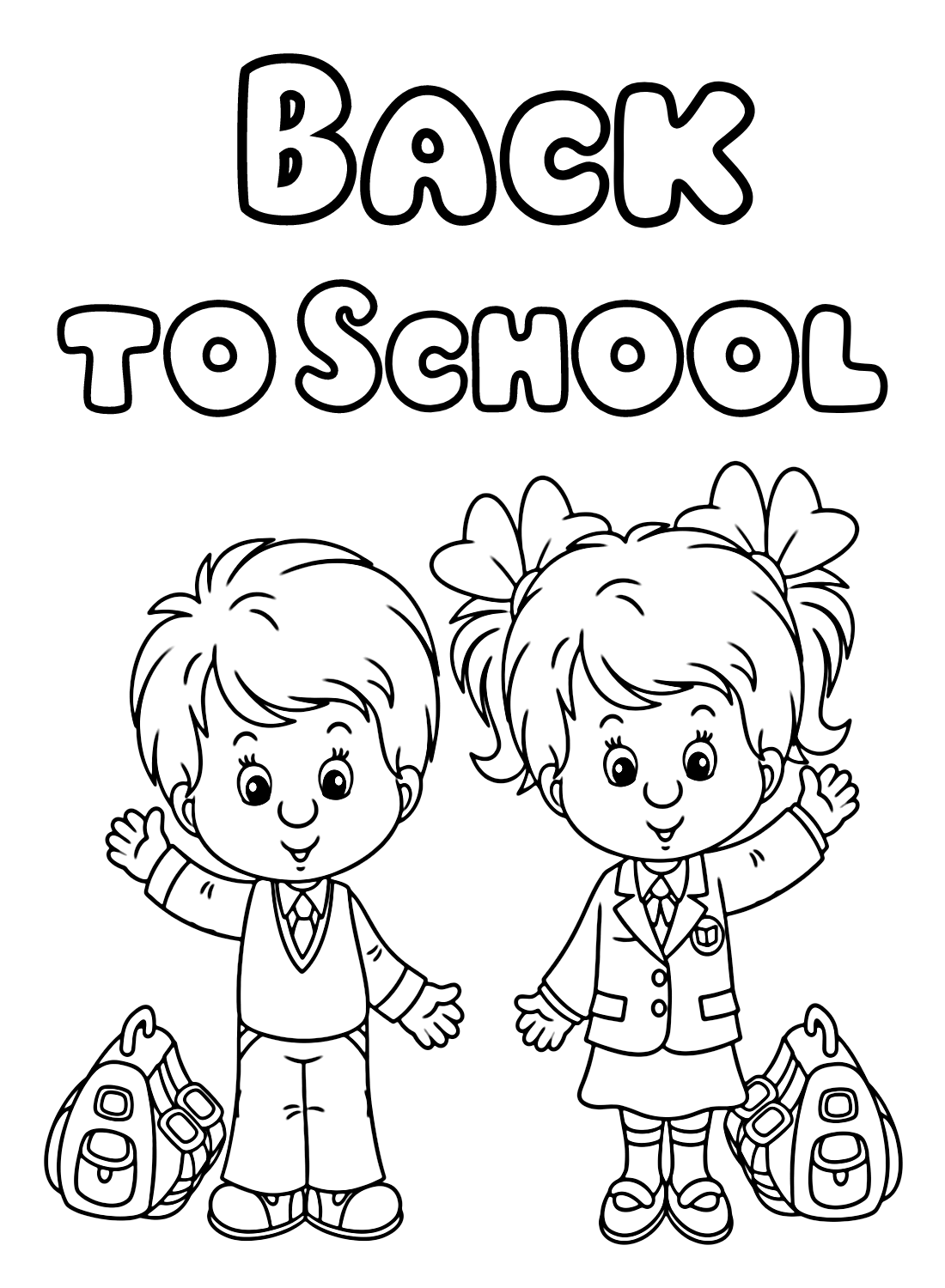 Back to School Coloring Pages Free Printable 116