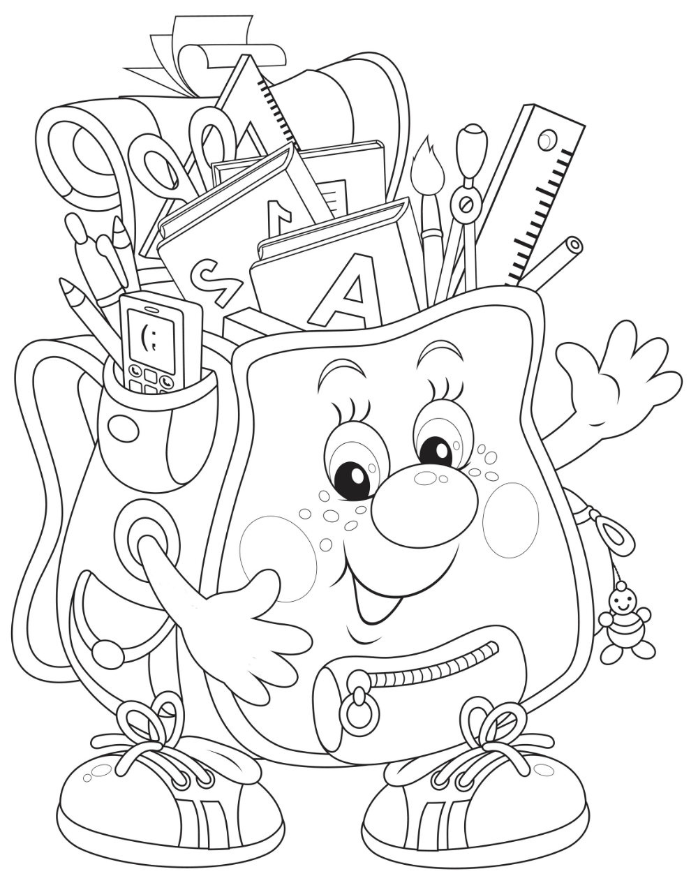 Back to School Coloring Pages Free Printable 120