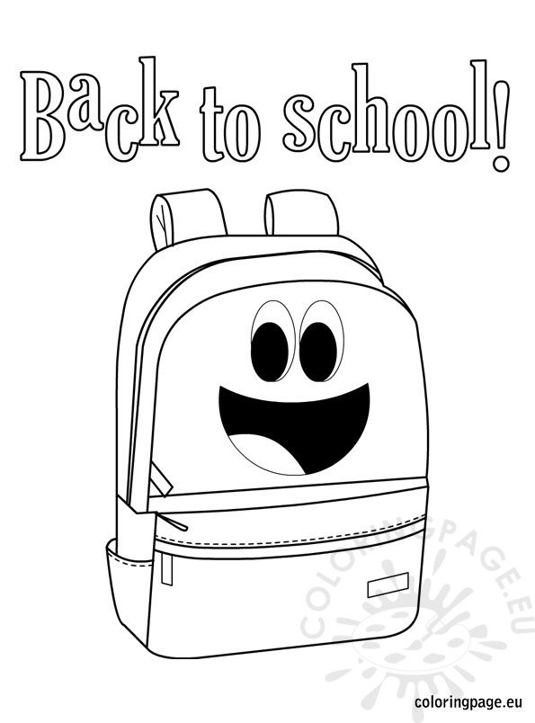 Back to School Coloring Pages Free Printable 17