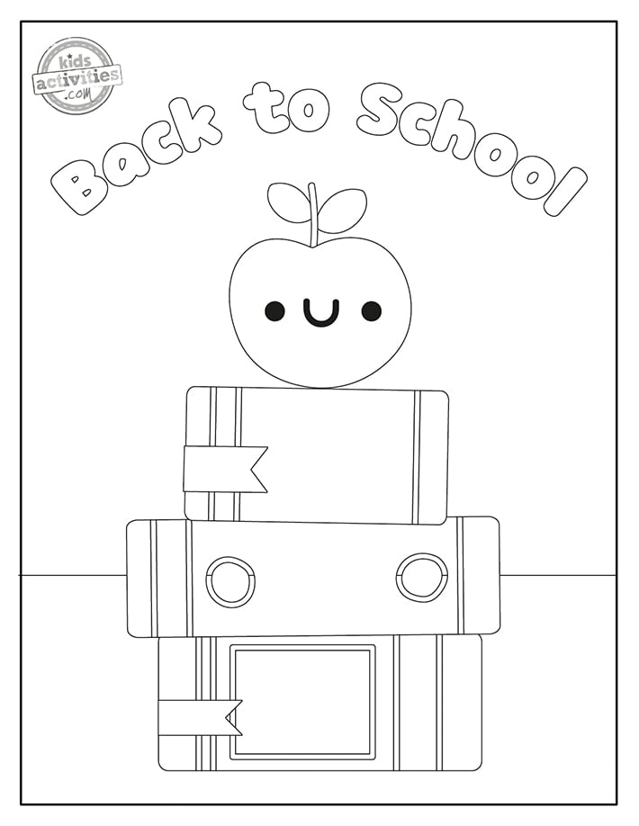 Back to School Coloring Pages Free Printable 23